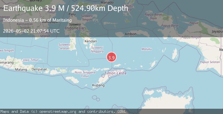 Map of Banda Sea