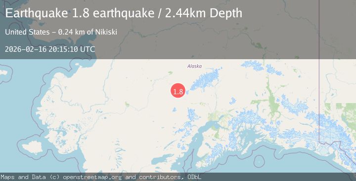 Map of Central Alaska