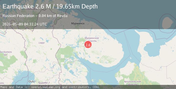 Map of northwestern Russia