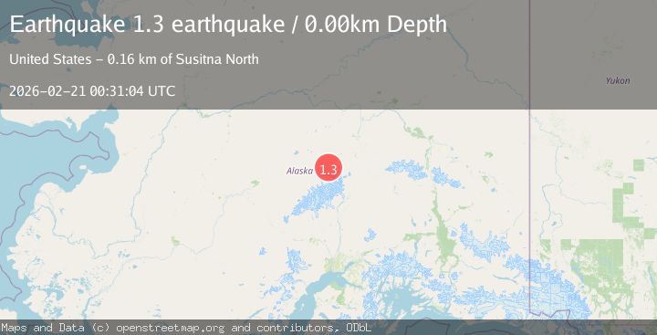 Map of Central Alaska