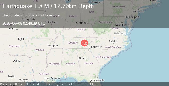 Map of eastern Tennessee