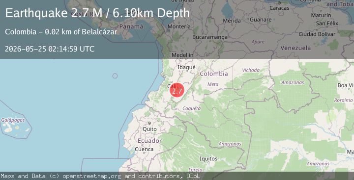 Map of Colombia