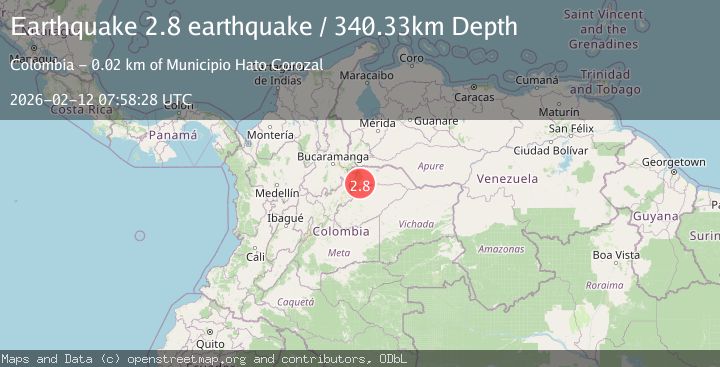 Map of northern Colombia