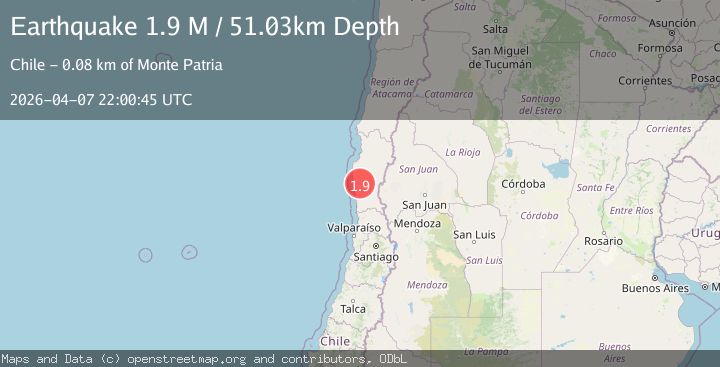 Map of Coquimbo, Chile
