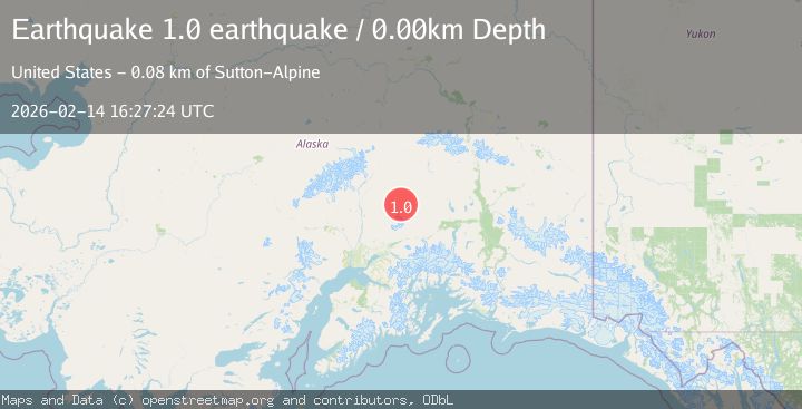 Map of Central Alaska