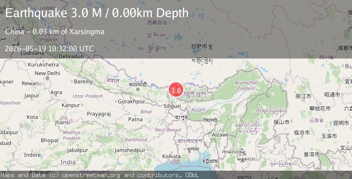 Map of Sikkim, India