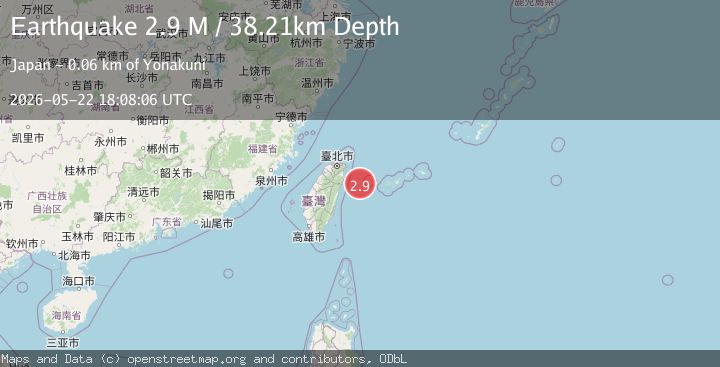 Map of Taiwan region