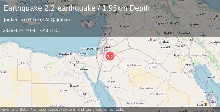 Map of Dead Sea region