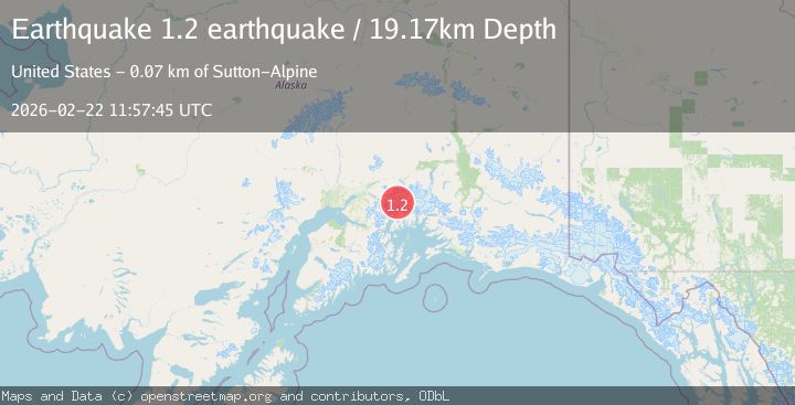 Map of Southern Alaska
