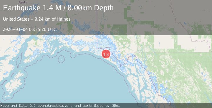 Map of Southeastern Alaska