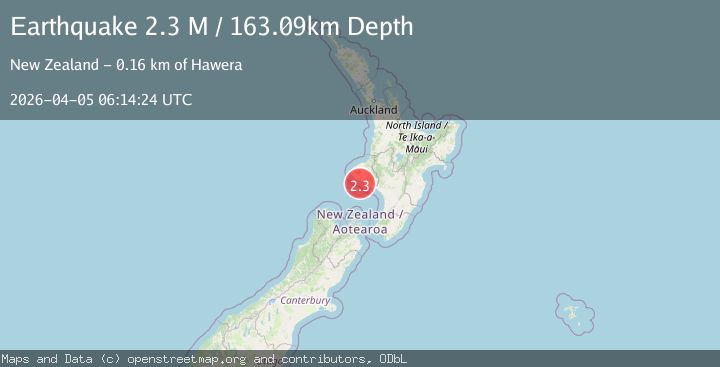Map of North Island of New Zealand