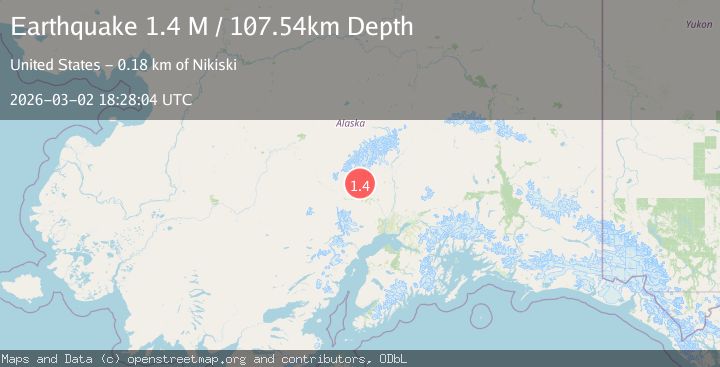 Map of Central Alaska