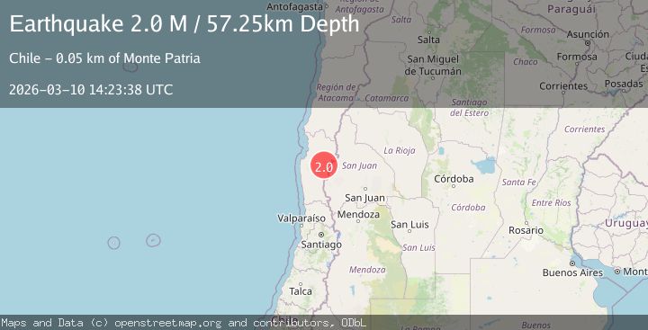 Map of Coquimbo, Chile