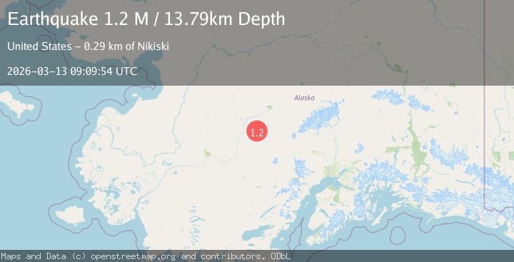 Map of Central Alaska
