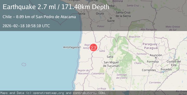 Map of Antofagasta, Chile