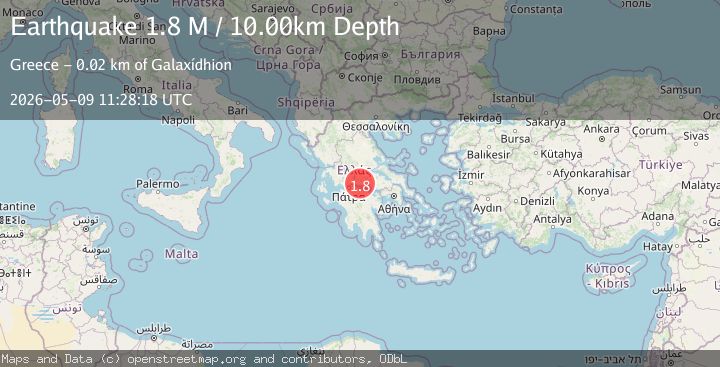 Map of Central Greece