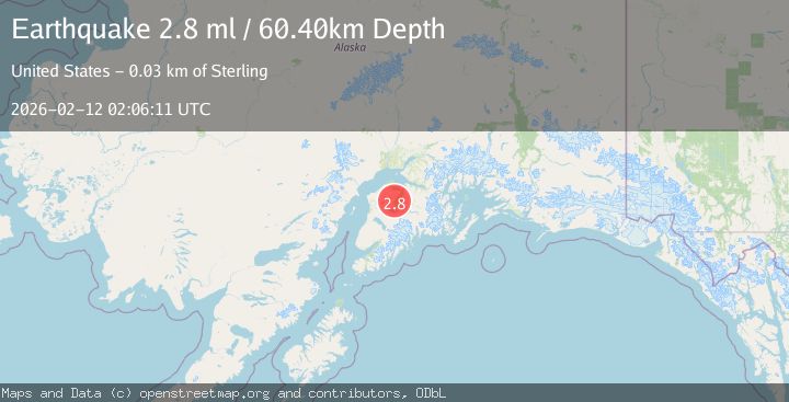 Map of Kenai Peninsula, Alaska