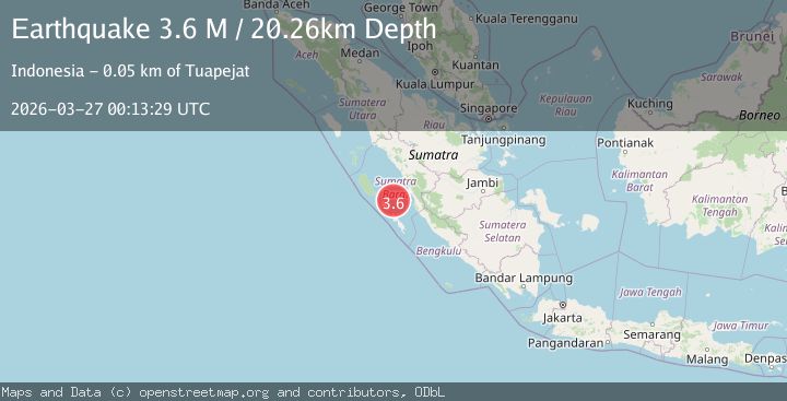 Map of Kepulauan Mentawai region, Indonesia