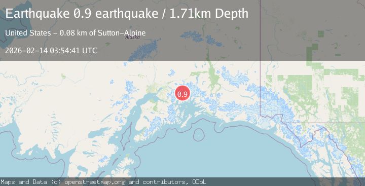 Map of Southern Alaska