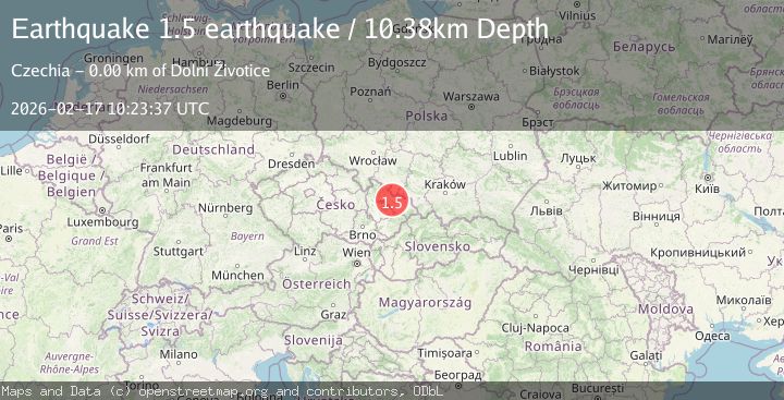Map of Czech Republic