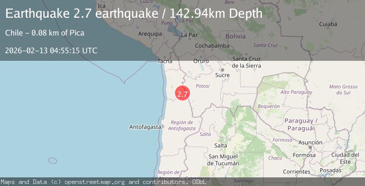 Map of Antofagasta, Chile