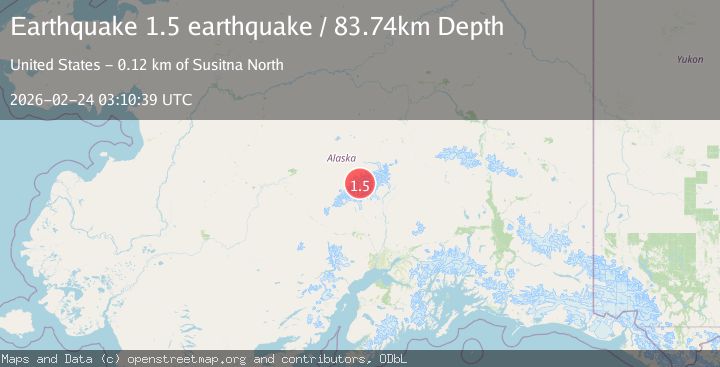 Map of Central Alaska