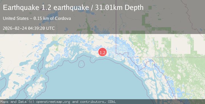 Map of Southern Alaska