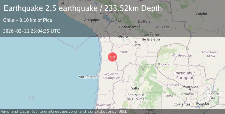 Map of Antofagasta, Chile