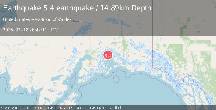 Map of Southern Alaska