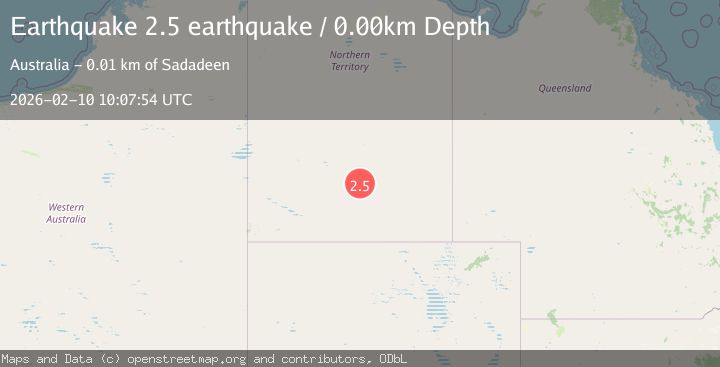 Map of Northern Territory, Australia