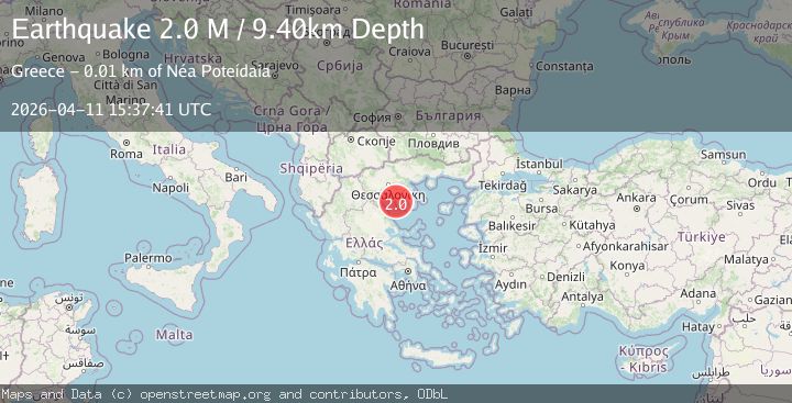 Map of Near the coast of Greece