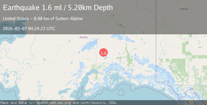 Map of Central Alaska