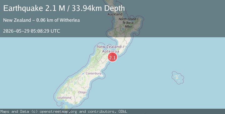 Map of Cook Strait, New Zealand