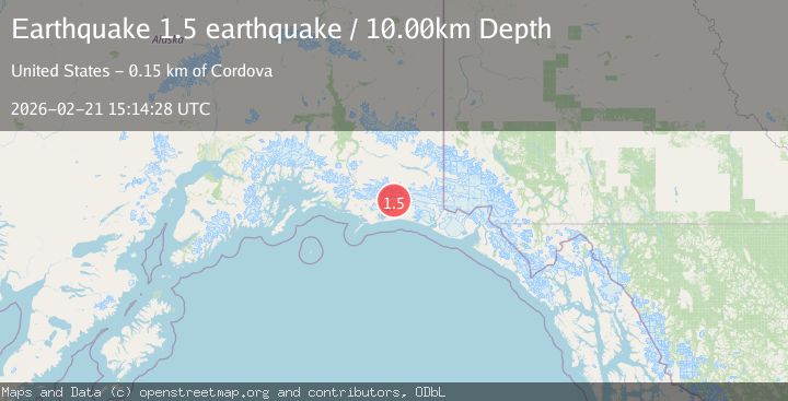 Map of Southern Alaska
