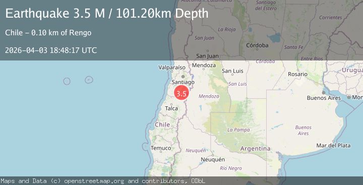 Map of Libertador General Bernardo O'Higgins, Chile