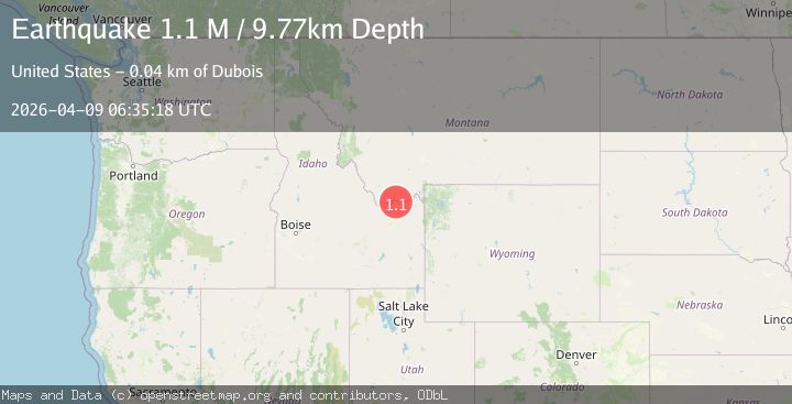 Map of southern Idaho