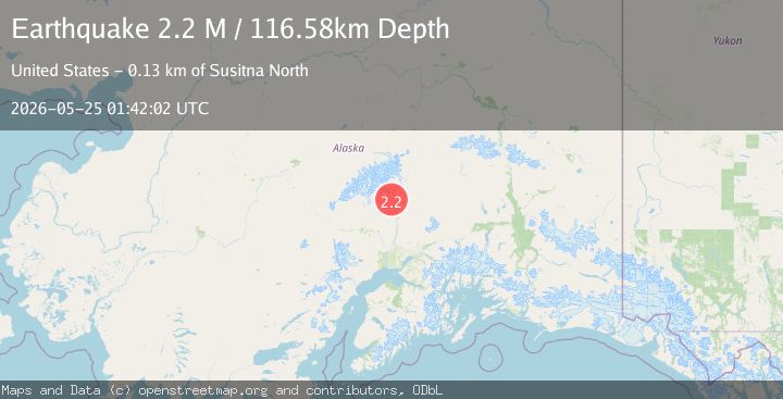 Map of Central Alaska