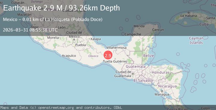 Map of Veracruz, Mexico