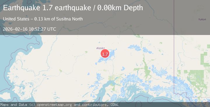 Map of Central Alaska