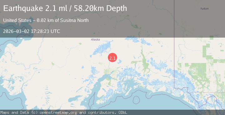 Map of Central Alaska