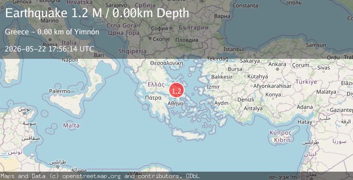 Map of Central Greece
