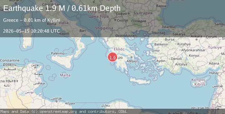 Map of Offshore southern Greece
