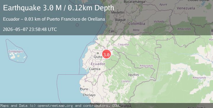 Map of Ecuador