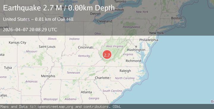 Map of West Virginia