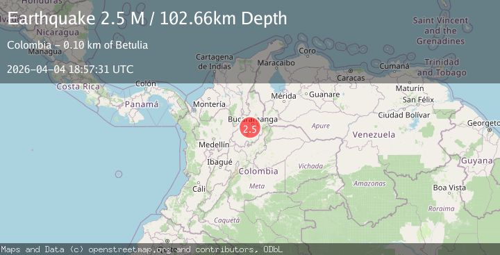Map of northern Colombia