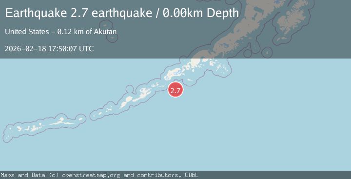 Map of Unimak Island region, Alaska