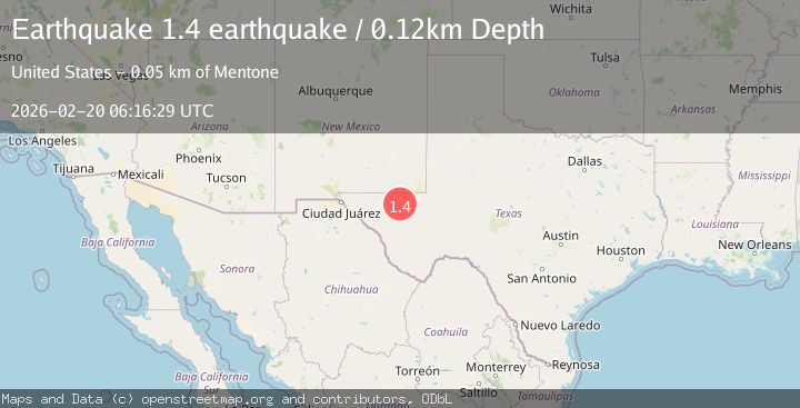 Map of western Texas