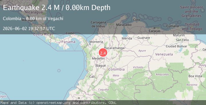Map of northern Colombia