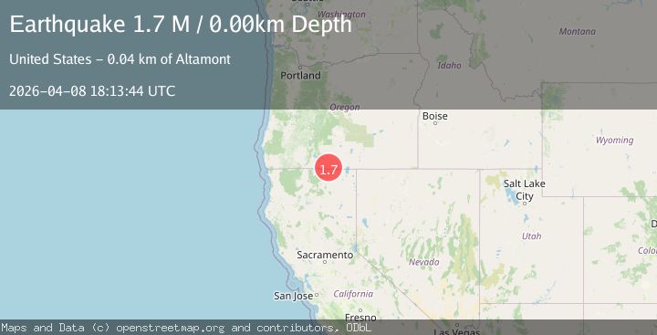 Map of Oregon