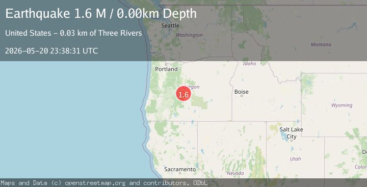 Map of Oregon